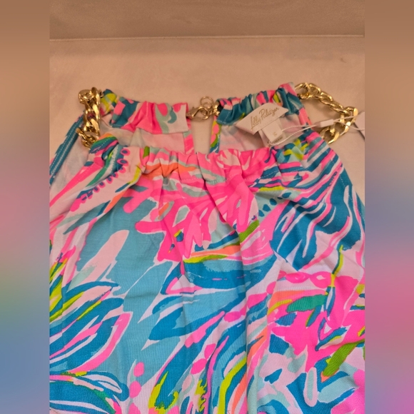 NWT Lilly Pulitzer Halter Tank Top - Picture 2 of 3
